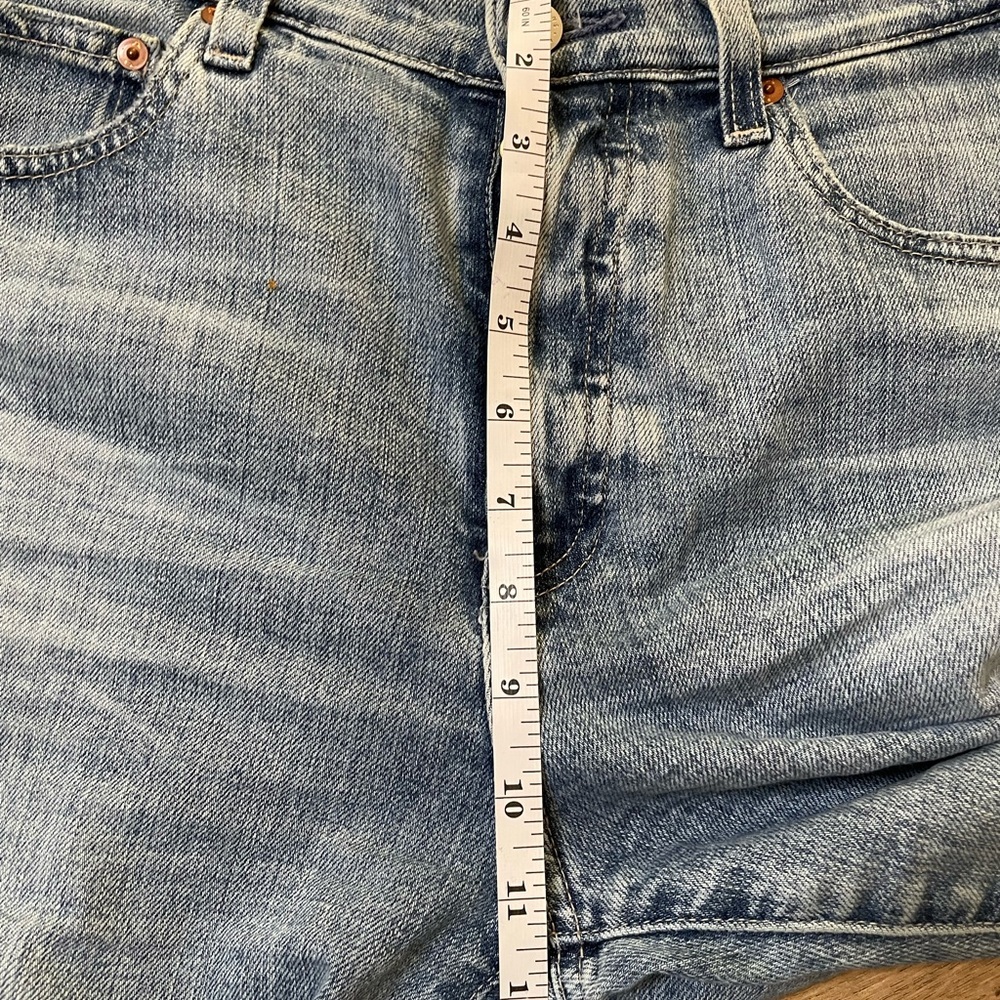 AG Adriano Goldschmied Light Blue high Rise Vintage fit Straight Leg Jeans - Picture 14 of 15